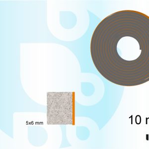 PROFIL DYSTANSTANSOWY  5mm X 6mm 10 m rolka