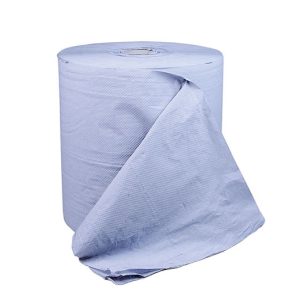Ręcznik papierowy, 2-warstwowy, niebieski, jakość przemysłowa ok. 500 szt. ręczników 38 x 38 cm