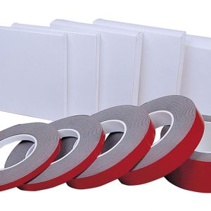 Taśma akrylowa czarna, szerokość 12 mm na rolce 10 m