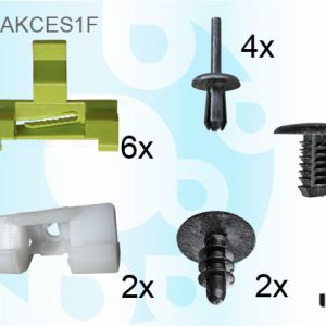 VOLVO V70/S60 2000- KIT OF 16 WS CLIP